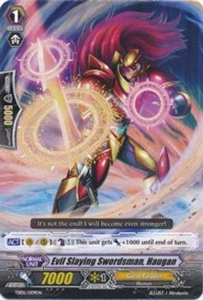 Evil Slaying Swordsman, Haugan (TD05/009EN) - Trial Deck 5: Slash of Silver Wolf