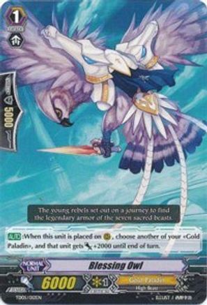Blessing Owl (TD05/012EN) - Trial Deck 5: Slash of Silver Wolf