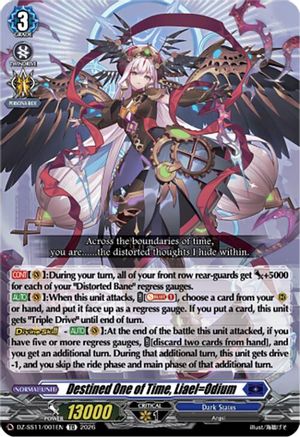 Destined One of Time, Liael=Odium (DZ-SS11/001EN) - DZ-SS11: Master Deckset -Hikari Myodo-