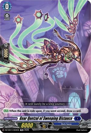 Gear Quetzal of Sweeping Distance (DZ-SS11/004EN) - DZ-SS11: Master Deckset -Hikari Myodo-