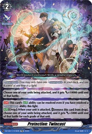 Protection: Twincast (DZ-SS11/018EN) - DZ-SS11: Master Deckset -Hikari Myodo-