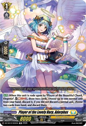 Player of the Lovely Harp, Adorphas (DZ-SS12/003EN) - DZ-SS12: Master Deckset -Erika Myojo-