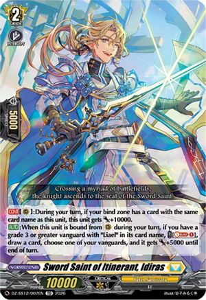 Sword Saint of Itinerant, Idiras (DZ-SS12/007EN) - DZ-SS12: Master Deckset -Erika Myojo-