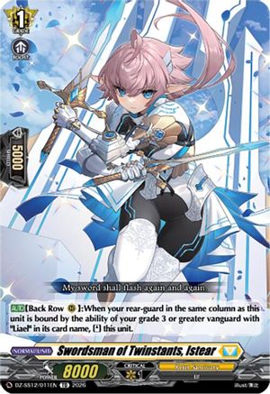 Swordsman of Twinstants, Istear (DZ-SS12/011EN) - DZ-SS12: Master Deckset -Erika Myojo-
