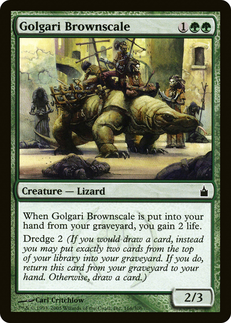 Golgari Brownscale [RAV - 166]