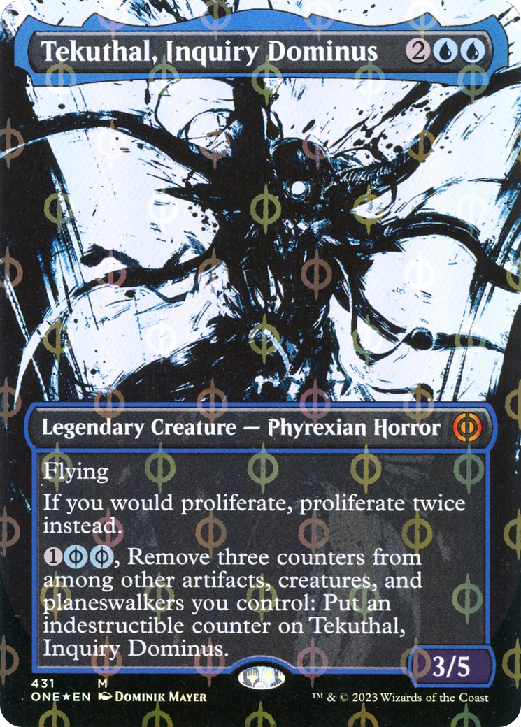 Tekuthal, Inquiry Dominus (Showcase) (Step-and-Compleat Foil) [ONE - 431]