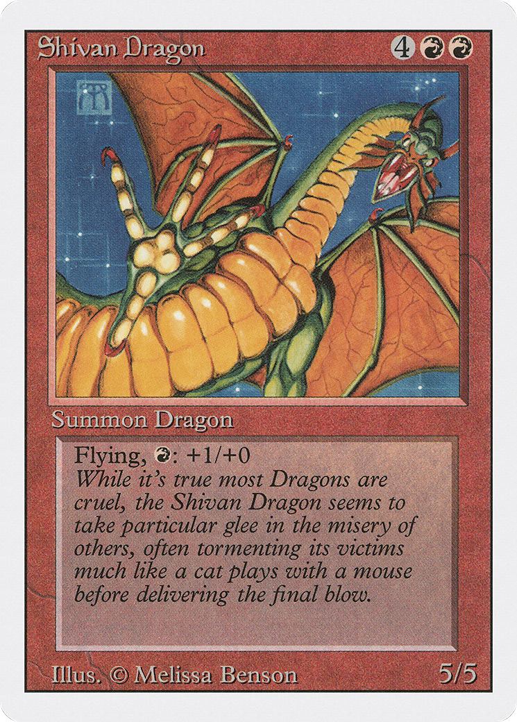 Shivan Dragon [3ED - N/A]