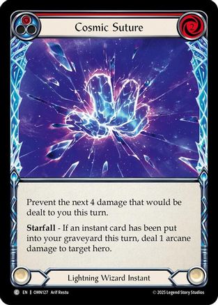 Cosmic Suture (Red) (OMN127) - Omens of the Third Age Rainbow Foil