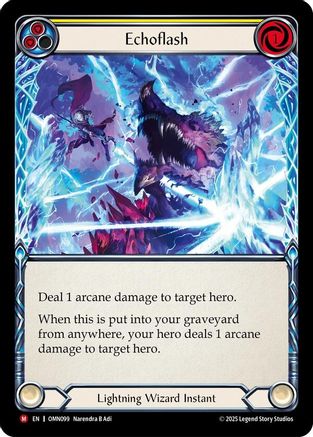 Echoflash (OMN099) - Omens of the Third Age Rainbow Foil