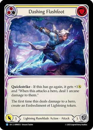Dashing Flashfoot (OMN053) - Omens of the Third Age
