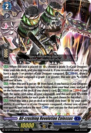 All-crushing Revolution Colossus (DZ-BT13/004EN) - DZ-BT13: Parallactic Clash