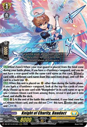 Knight of Charity, Baadact (DZ-BT13/013EN) - DZ-BT13: Parallactic Clash