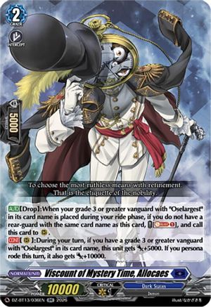 Viscount of Mystery Time, Allocaes (DZ-BT13/036EN) - DZ-BT13: Parallactic Clash