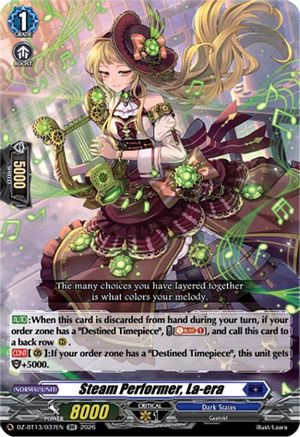 Steam Performer, La-era (DZ-BT13/037EN) - DZ-BT13: Parallactic Clash