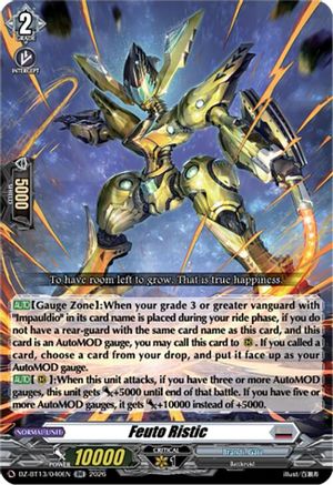 Feuto Ristic (DZ-BT13/040EN) - DZ-BT13: Parallactic Clash