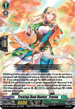 Treetop Bow Hunter, Treeta (DZ-BT13/050EN) - DZ-BT13: Parallactic Clash