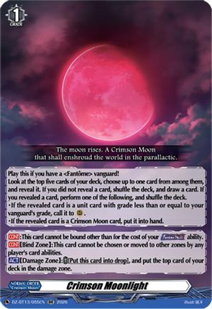Crimson Moonlight (DZ-BT13/055EN) - DZ-BT13: Parallactic Clash