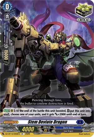 Stem Deviate Dragon (DZ-BT13/059EN) - DZ-BT13: Parallactic Clash