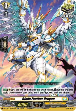 Blade Feather Dragon (DZ-BT13/065EN) - DZ-BT13: Parallactic Clash