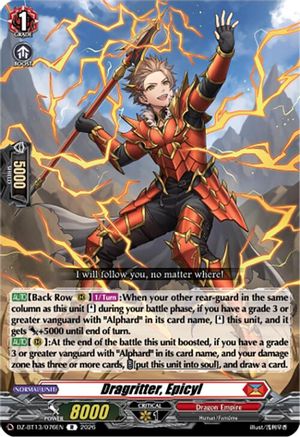 Dragritter, Epicyl (DZ-BT13/076EN) - DZ-BT13: Parallactic Clash