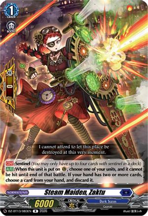 Steam Maiden, Zaktu (DZ-BT13/083EN) - DZ-BT13: Parallactic Clash