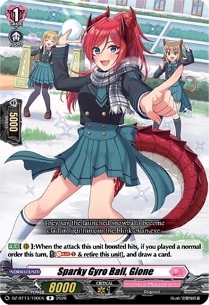 Sparky Gyro Ball, Gione (DZ-BT13/100EN) - DZ-BT13: Parallactic Clash