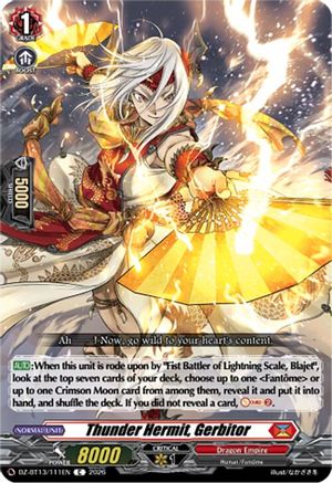 Thunder Hermit, Gerbitor (DZ-BT13/111EN) - DZ-BT13: Parallactic Clash