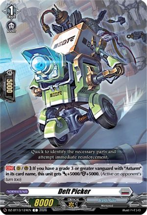 Deft Picker (DZ-BT13/124EN) - DZ-BT13: Parallactic Clash