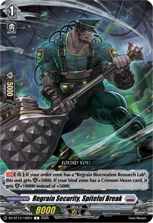 Regrain Security, Spiteful Break (DZ-BT13/126EN) - DZ-BT13: Parallactic Clash