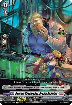 Regrain Researcher, Dream Gnawing (DZ-BT13/127EN) - DZ-BT13: Parallactic Clash