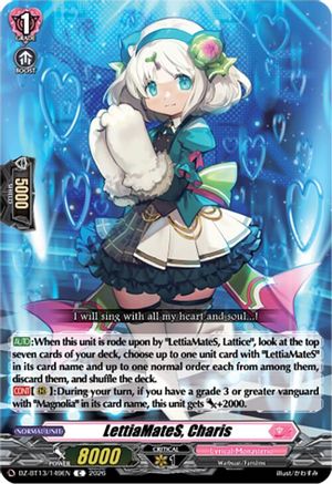 LettiaMateS, Charis (DZ-BT13/149EN) - DZ-BT13: Parallactic Clash