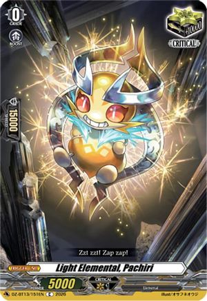Light Elemental, Pachiri (DZ-BT13/151EN) - DZ-BT13: Parallactic Clash