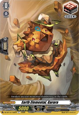Earth Elemental, Garara (DZ-BT13/152EN) - DZ-BT13: Parallactic Clash