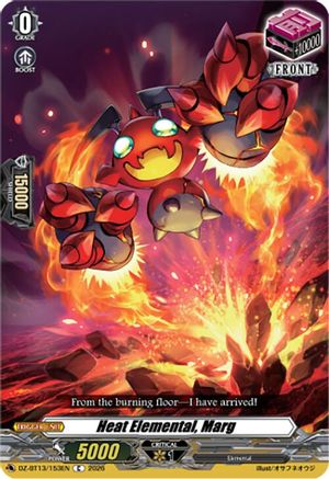 Heat Elemental, Marg (DZ-BT13/153EN) - DZ-BT13: Parallactic Clash