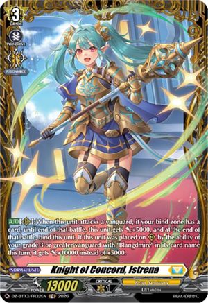 Knight of Concord, Istrena (FR) (DZ-BT13/FR32EN) - DZ-BT13: Parallactic Clash