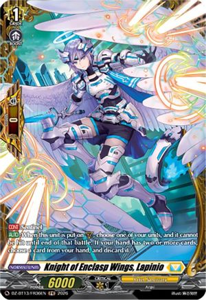 Knight of Enclasp Wings, Lapinio (FR) (DZ-BT13/FR36EN) - DZ-BT13: Parallactic Clash