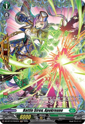 Battle Siren, Apokreune (FR) (DZ-BT13/FR44EN) - DZ-BT13: Parallactic Clash