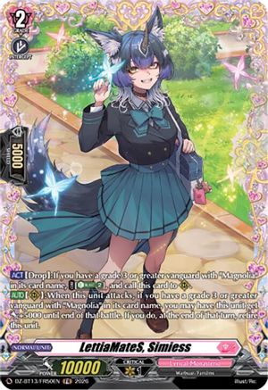 LettiaMateS, Simiess (FR) (DZ-BT13/FR50EN) - DZ-BT13: Parallactic Clash