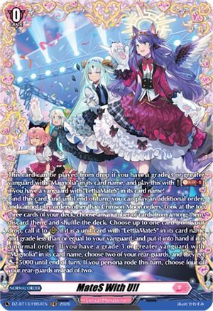 MateS With U!! (FR) (DZ-BT13/FR54EN) - DZ-BT13: Parallactic Clash