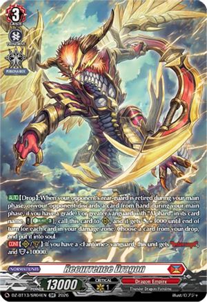 Recurrence Dragon (SR) (DZ-BT13/SR04EN) - DZ-BT13: Parallactic Clash