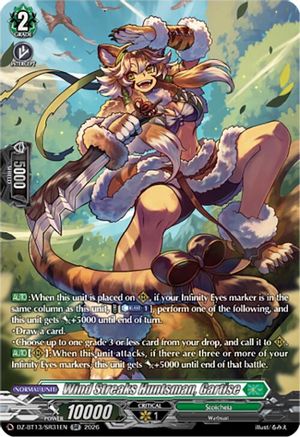 Wind Streaks Huntsman, Gartise (SR) (DZ-BT13/SR31EN) - DZ-BT13: Parallactic Clash