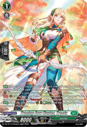 Treetop Bow Hunter, Treeta (SR) (DZ-BT13/SR36EN) - DZ-BT13: Parallactic Clash