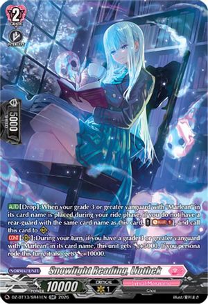 Snowlight Reading, Liothek (SR) (DZ-BT13/SR41EN) - DZ-BT13: Parallactic Clash