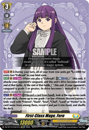 First-Class Mage, Fern (DZ-BT13/EX01EN) - DZ-BT13: Parallactic Clash