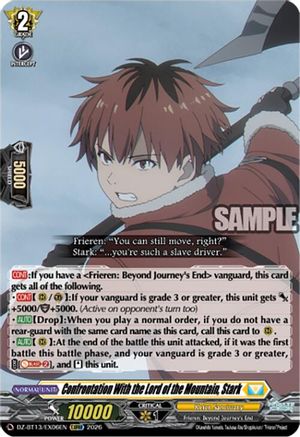Confrontation With the Lord of the Mountain, Stark (DZ-BT13/EX06EN) - DZ-BT13: Parallactic Clash