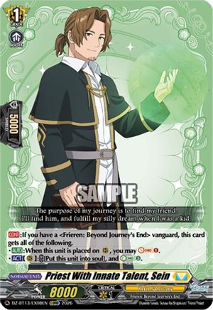 Priest With Innate Talent, Sein (DZ-BT13/EX08EN) - DZ-BT13: Parallactic Clash