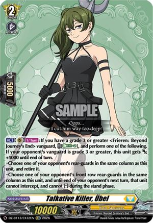 Talkative Killer, Ubel (DZ-BT13/EX12EN) - DZ-BT13: Parallactic Clash