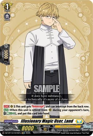 Illusionary Magic User, Land (DZ-BT13/EX16EN) - DZ-BT13: Parallactic Clash
