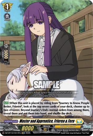Master and Apprentice, Frieren & Fern (DZ-BT13/EX17EN) - DZ-BT13: Parallactic Clash