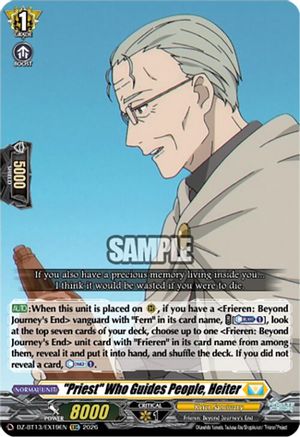 "Priest" Who Guides People, Heiter (DZ-BT13/EX19EN) - DZ-BT13: Parallactic Clash